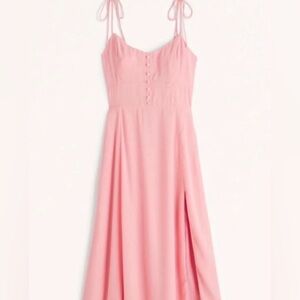 Midi Pink Summer dress